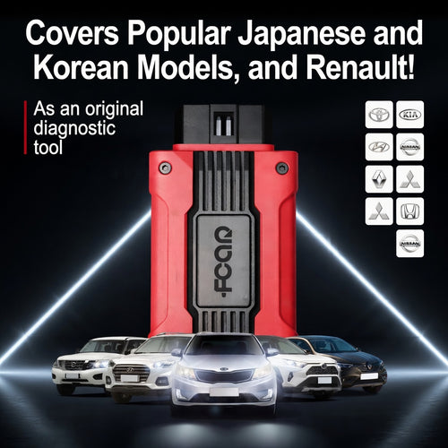 Fcar CW730 vehicle compatibility for Japanese Korean and Renault cars